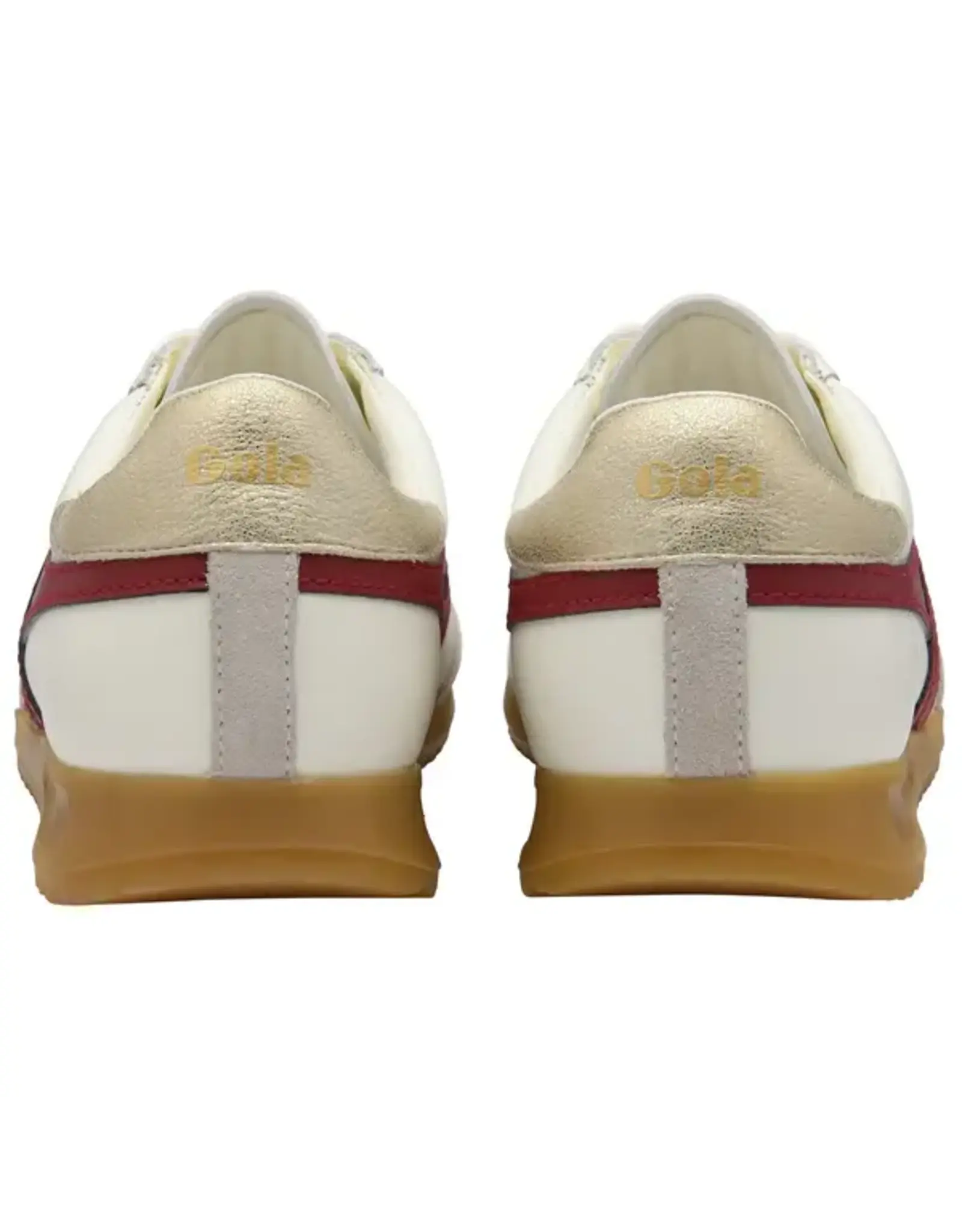 Gola Gola - Torpedo Leather (Off White / Deep Red / Gold)