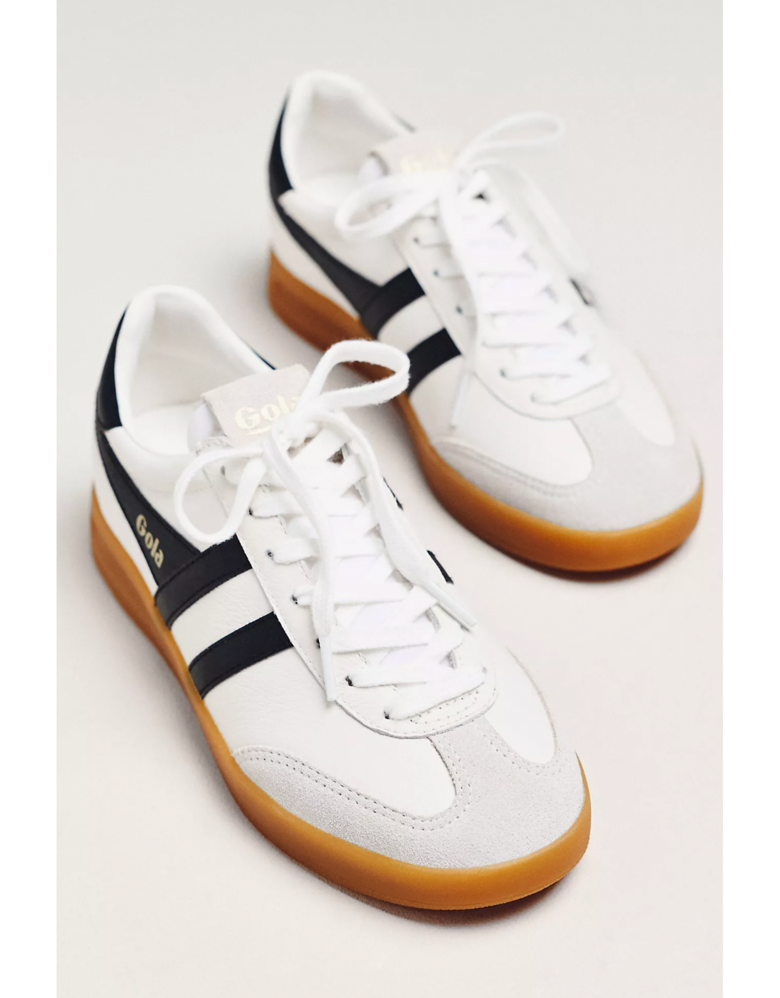 Gola Gola - Cyclone Leather (White / Black / Gum)