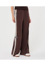 EsQualo EsQualo - Trousers with Tape Trim (Cacao Brown)