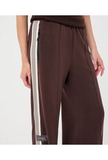 EsQualo EsQualo - Trousers with Tape Trim (Cacao Brown)