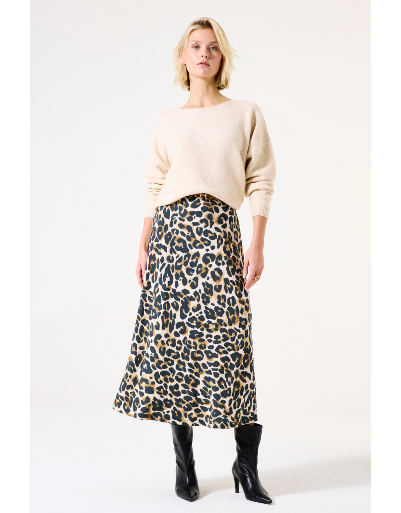 Garcia Garcia - Round Neck Sweater (Whitecap)