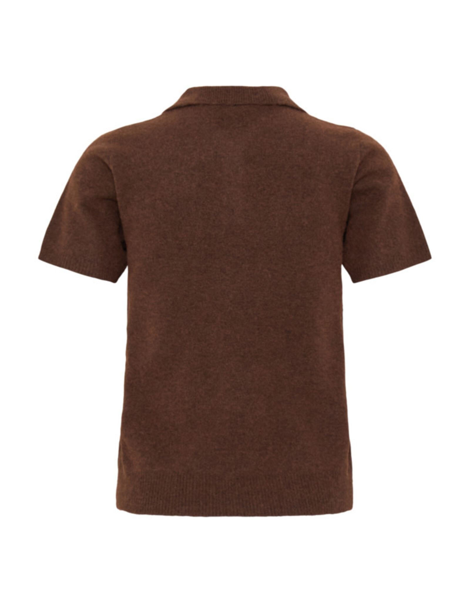 ICHI ICHI - Dasila Short Sleeve Polo Neck Sweater (Chicory)
