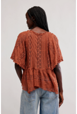 Free people Free People - In Your Dreams Lace Top (Toasted Cocoa)