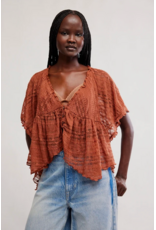 Free people Free People - In Your Dreams Lace Top (Toasted Cocoa)