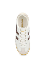 Gola Gola - Torpedo Leather (Off White / Dark Brown / Gold)