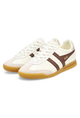 Gola Gola - Torpedo Leather (Off White / Dark Brown / Gold)