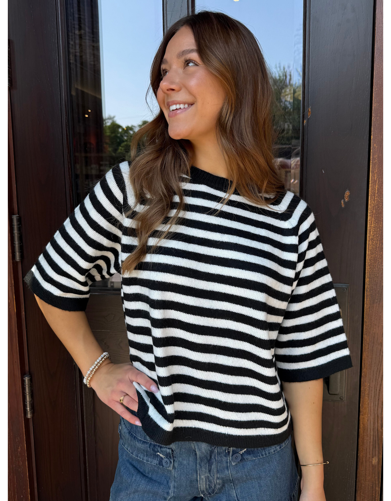 RD Style RD Style - Ulla Short Raglan Sleeve (Black Calla Lily)