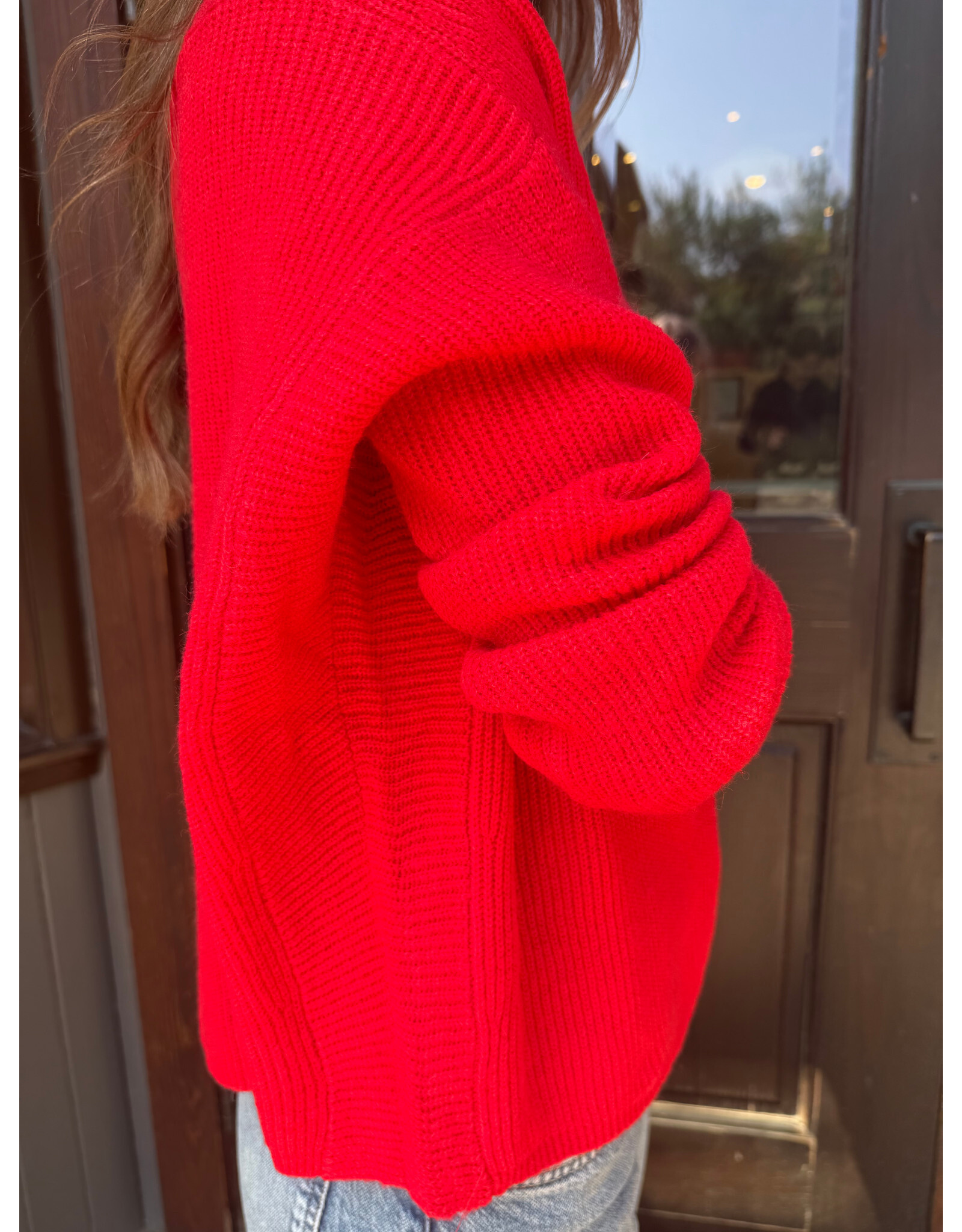 RD Style RD Style - Maheen Long Sleeve Crew (Red)