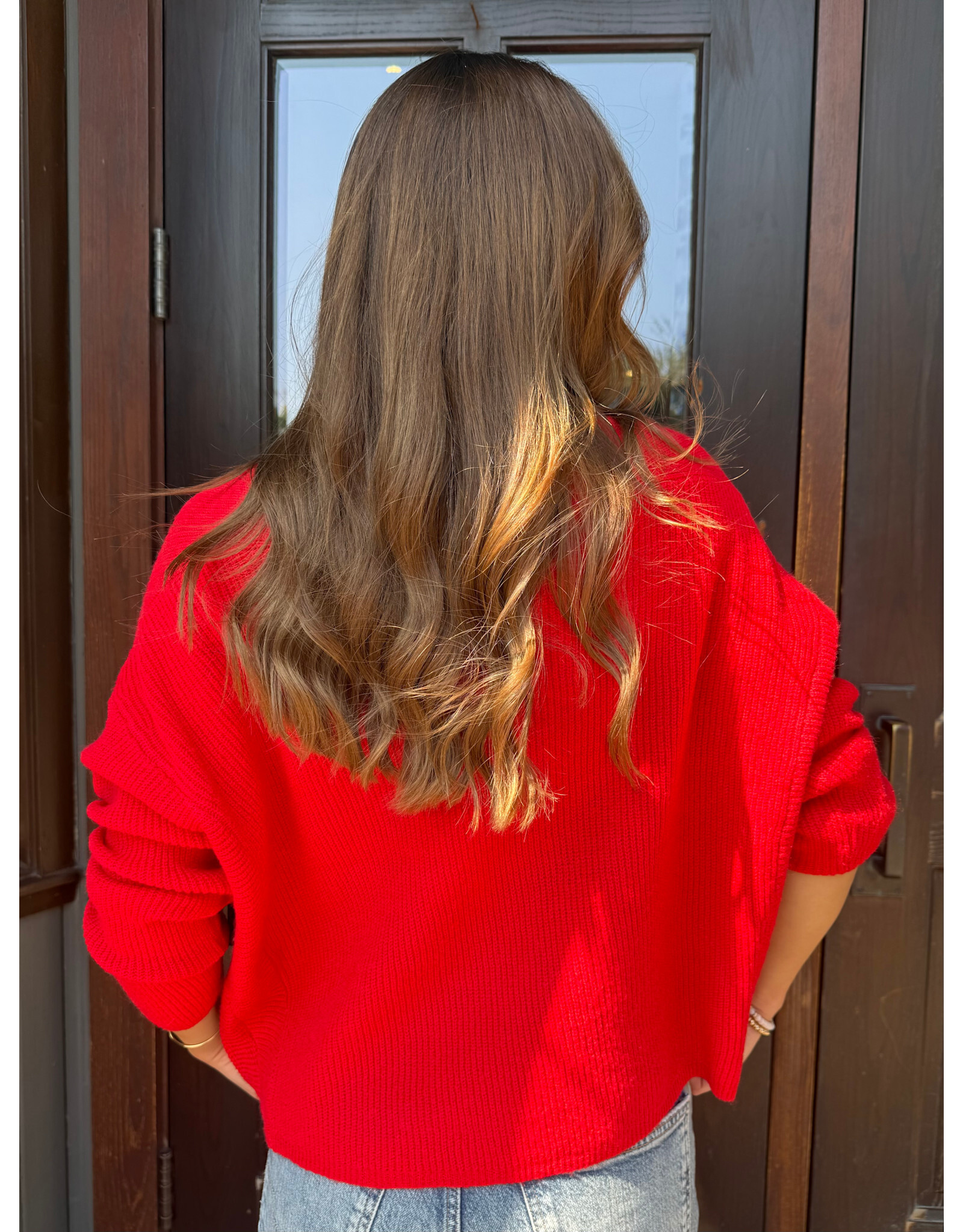 RD Style RD Style - Maheen Long Sleeve Crew (Red)