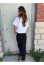 EsQualo EsQualo - Trousers with Tape Trim (Black)
