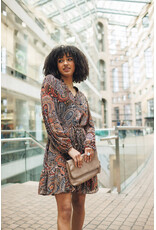 Papillon Papillon - Paisley Print Long Sleeve Dress