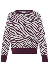 b.young b.young - Morla Crewneck Jacquard Pullover (Animal Print)