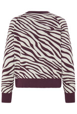 b.young b.young - Morla Crewneck Jacquard Pullover (Animal Print)