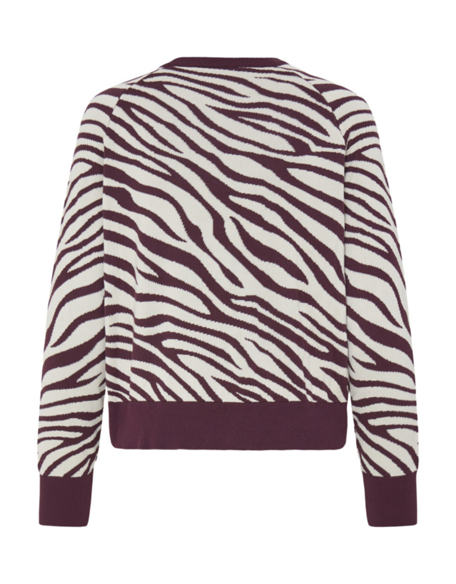b.young b.young - Morla Crewneck Jacquard Pullover (Animal Print)