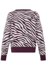 b.young b.young - Morla Crewneck Jacquard Pullover (Animal Print)