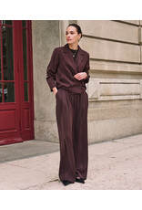 EsQualo EsQualo - Wide Leg Trousers (Cacao Brown)