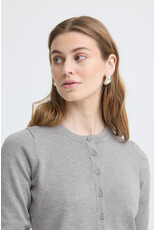ICHI ICHI - Luls Cardigan (Light Grey Melange)