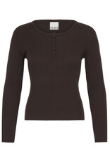 ICHI ICHI - Luls Ribbed Pullover (Chocolate Torte)