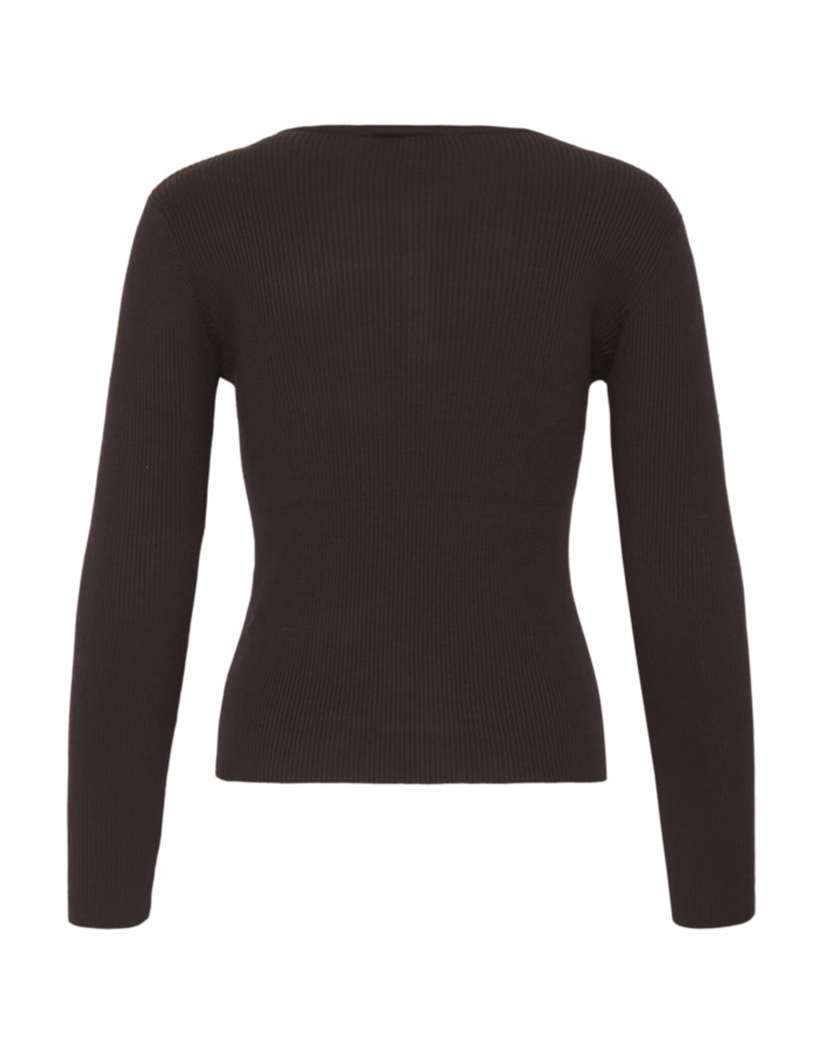 ICHI ICHI - Luls Ribbed Pullover (Chocolate Torte)
