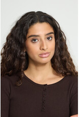 ICHI ICHI - Luls Ribbed Pullover (Chocolate Torte)