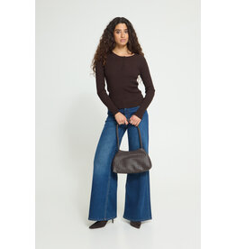 ICHI ICHI - Luls Ribbed Pullover (Chocolate Torte)