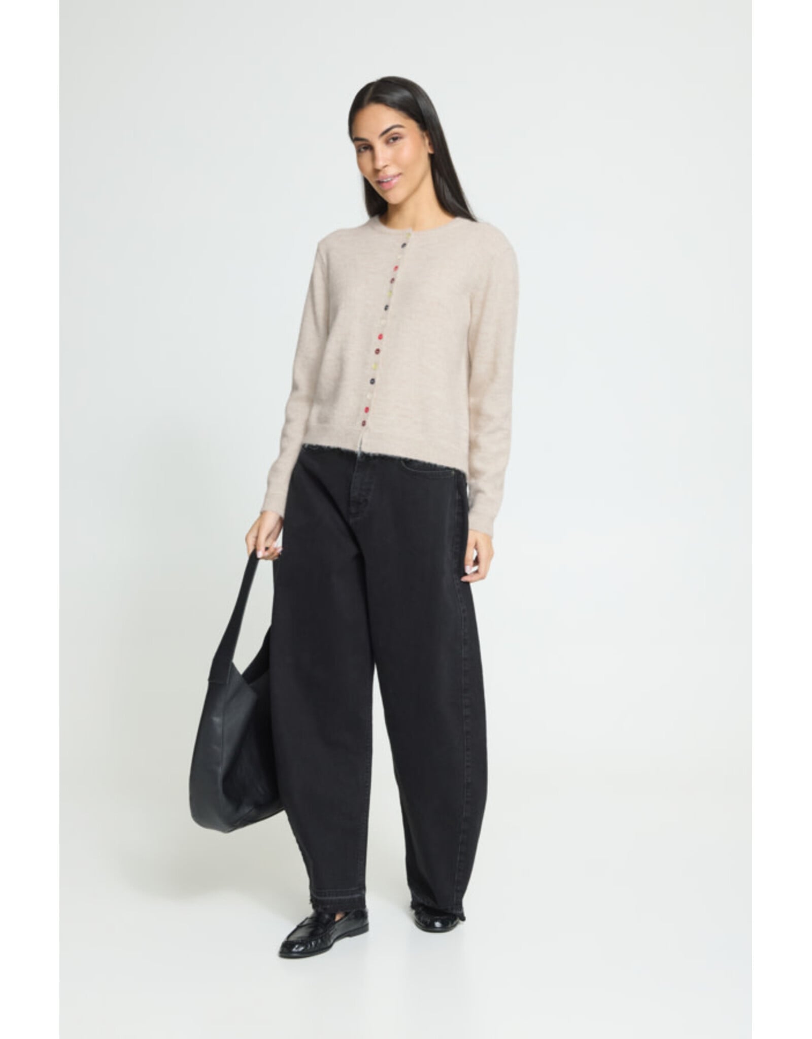 ICHI ICHI - Fantia Cardigan (Birch Melange)