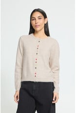 ICHI ICHI - Fantia Cardigan (Birch Melange)