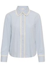 Kaffe Kaffe - Ketty Button Up Blouse (Blue Fog)