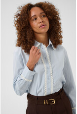 Kaffe Kaffe - Ketty Button Up Blouse (Blue Fog)