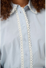 Kaffe Kaffe - Ketty Button Up Blouse (Blue Fog)