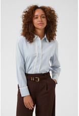 Kaffe Kaffe - Ketty Button Up Blouse (Blue Fog)