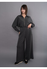RD Style RD Style - Caressa Striped Soft Knit Wide Leg Pant (Charcoal)