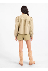 Sadie & Sage Sadie & Sage - Wildhearted Buttoned Jacket (Olive Green)