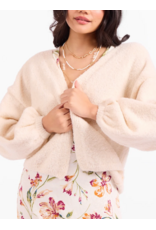 Sadie & Sage Sadie & Sage - Marley Dolman Sleeveless Cardigan (Ivory)