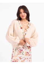 Sadie & Sage Sadie & Sage - Marley Dolman Sleeveless Cardigan (Ivory)