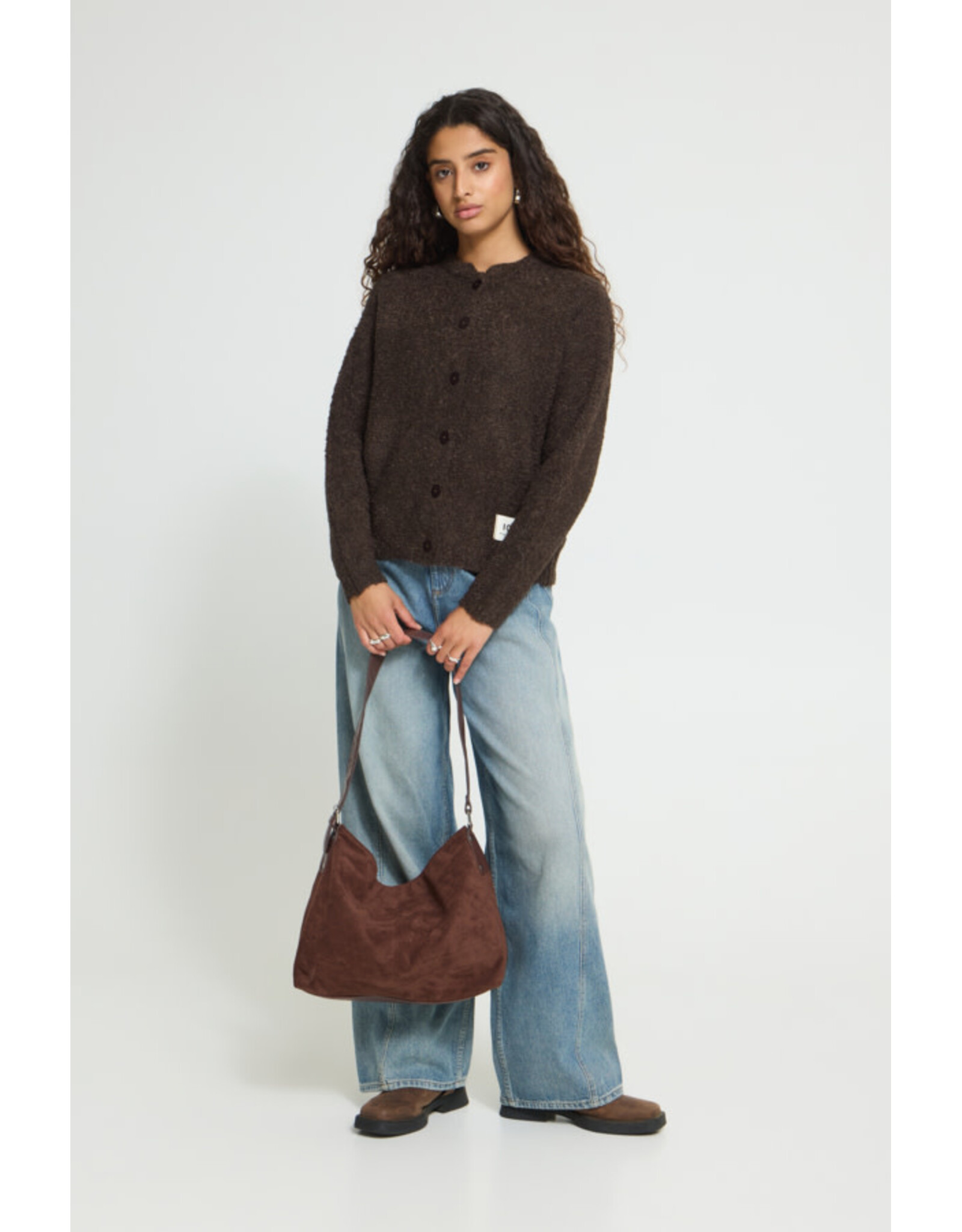 ICHI ICHI - Sarisa Cardigan (Coffee Bean)