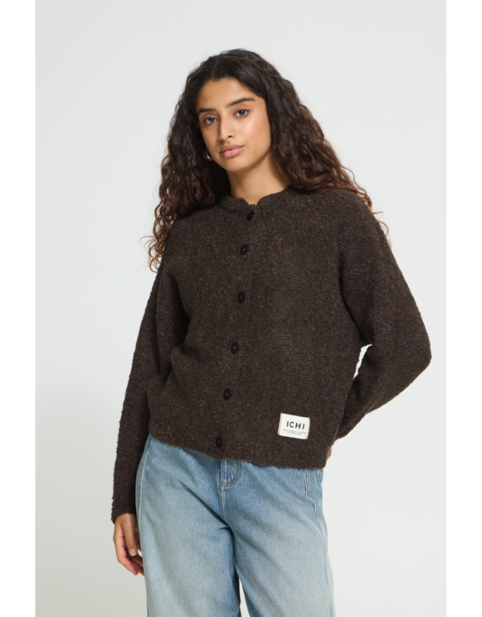 ICHI ICHI - Sarisa Cardigan (Coffee Bean)