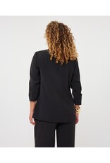 EsQualo EsQualo - 3/4 Sleeve Blazer (Black)