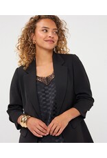 EsQualo EsQualo - 3/4 Sleeve Blazer (Black)