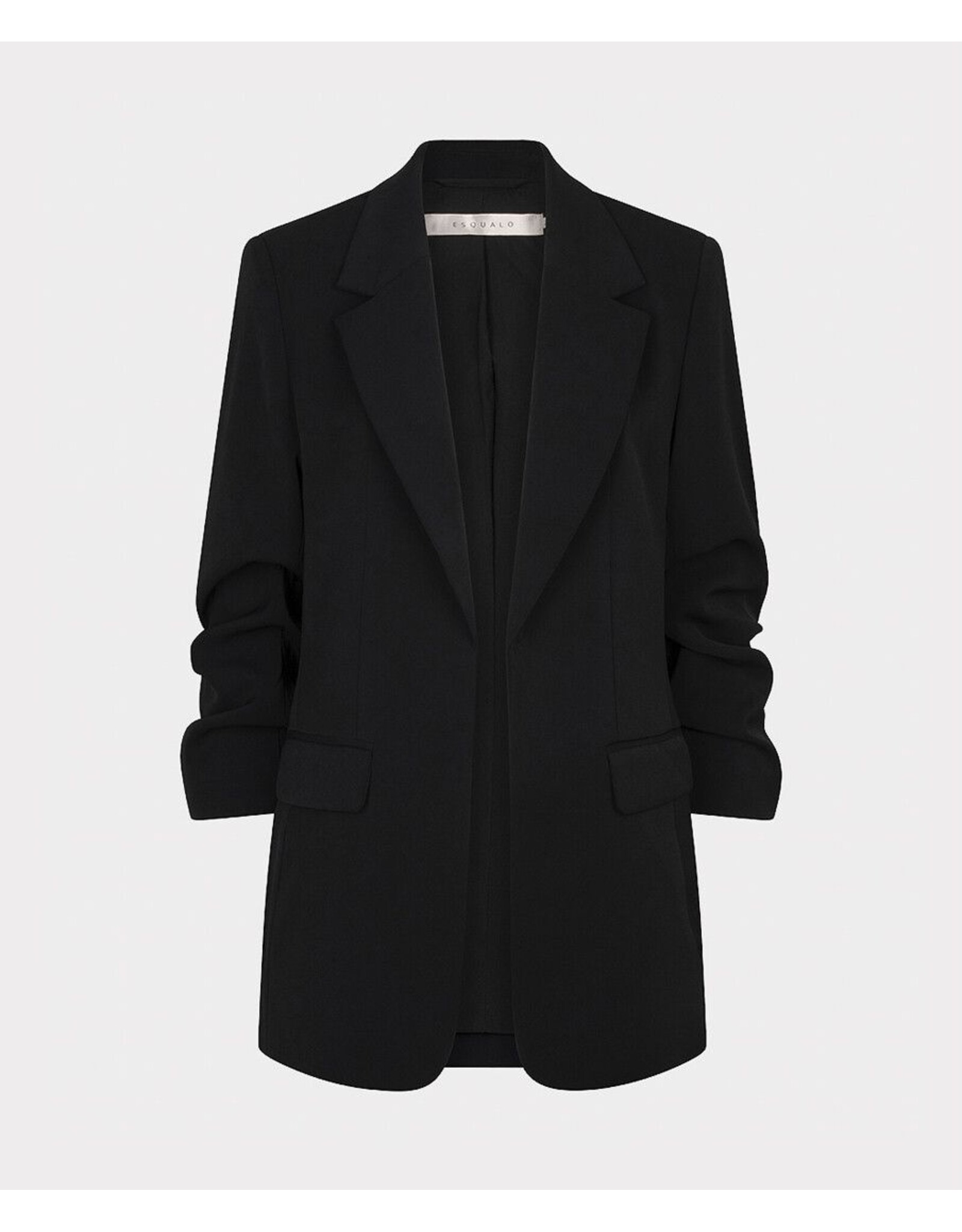 EsQualo EsQualo - 3/4 Sleeve Blazer (Black)