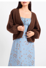 Sadie & Sage Sadie & Sage - Marley Dolman Sleeve Cardigan (Dark Brown)