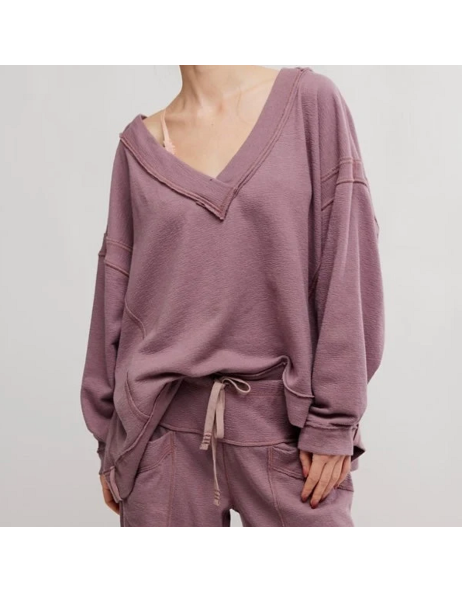 Free people Free People - Staycation Pullover (Elderberry Tea)