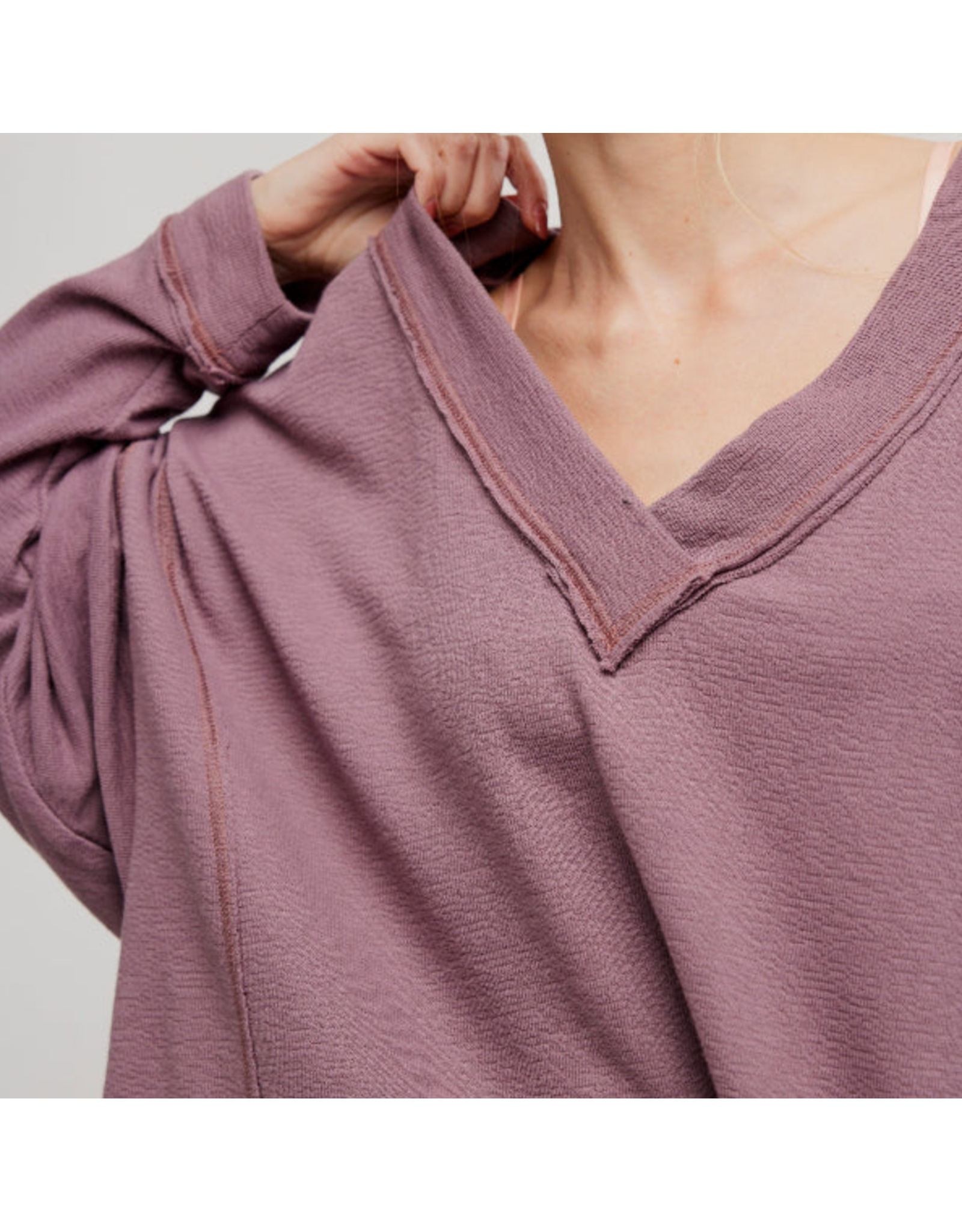 Free people Free People - Staycation Pullover (Elderberry Tea)