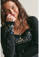 Free people Free People - Olivia Long-Sleeve Top (Black)
