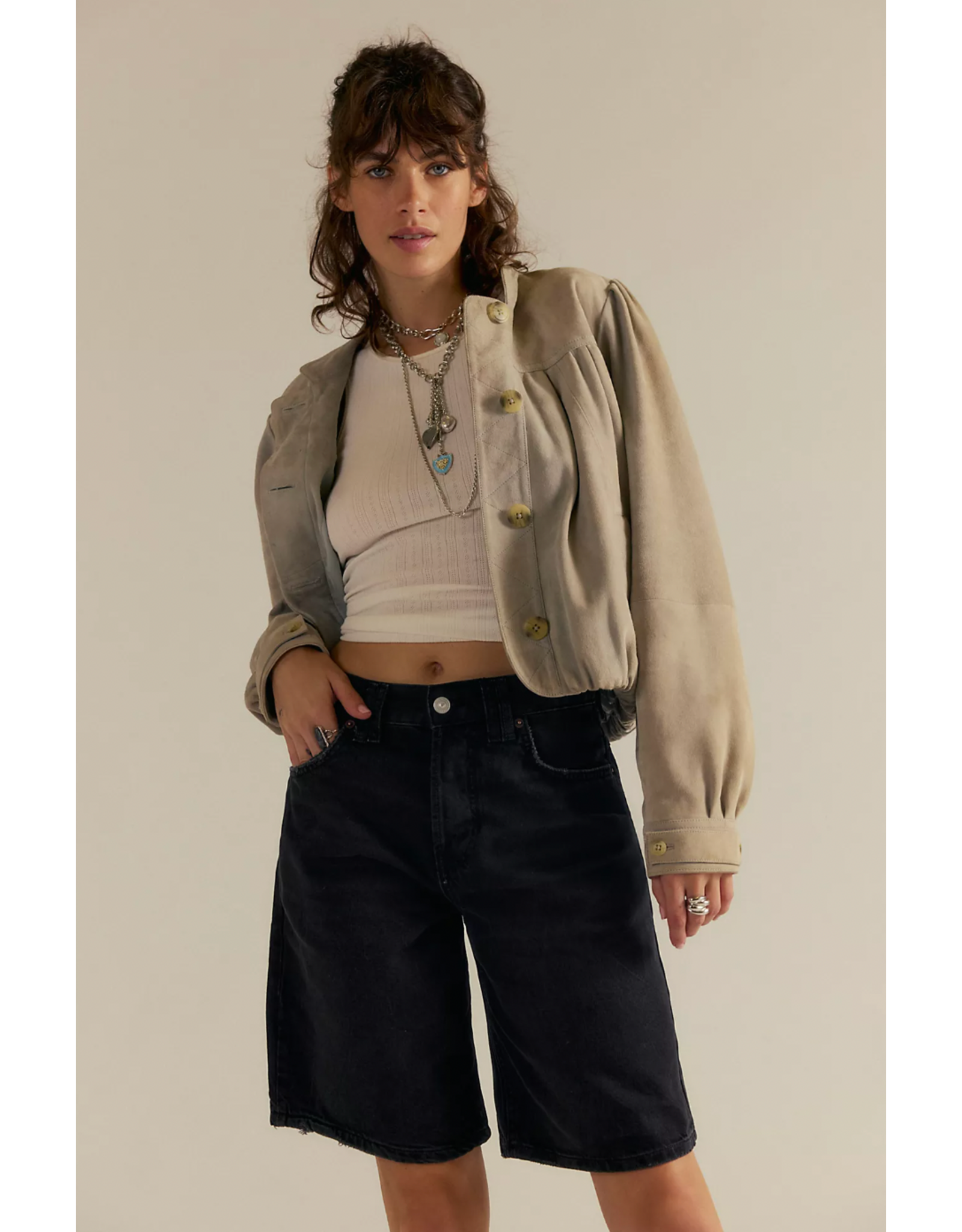 Free people Free People - We The Free Montana Shorts (Light's Out)