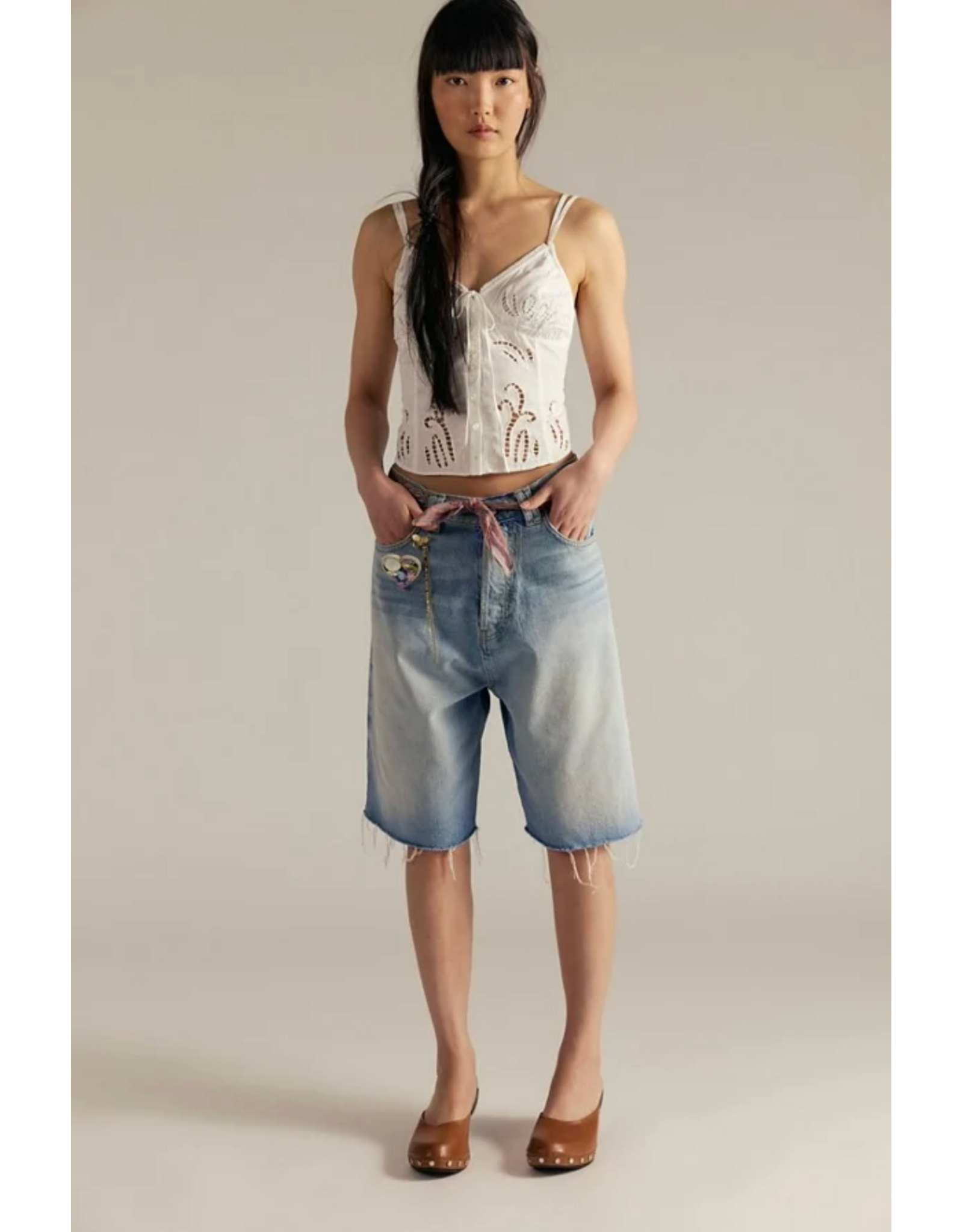 Free people Free People - We The Free Montana Shorts - Raw Hem (Cowgirl Blues)