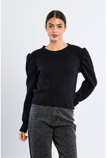 Molly Bracken Molly Bracken - Balloon Sleeve Sweater (Black)