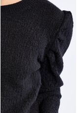 Molly Bracken Molly Bracken - Balloon Sleeve Sweater (Black)