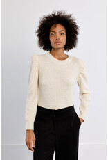 Molly Bracken Molly Bracken - Balloon Sleeve Sweater (Ecru)