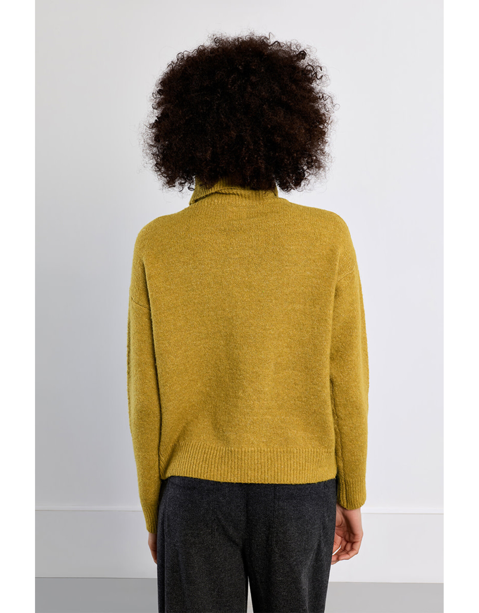 Molly Bracken Molly Bracken - Turtleneck Sweater (Lime)